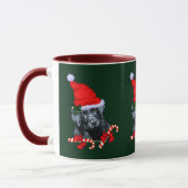 Niedliche Labrador Retriever Weihnachtsgeschenke Tasse (Links)