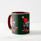 Niedliche Labrador Retriever Weihnachtsgeschenke Tasse (Vorderseite Links)