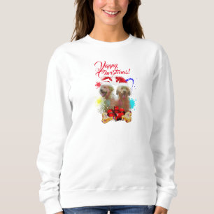 Niedliche Labrador-Welpen Jappy Weihnachten Sweatshirt