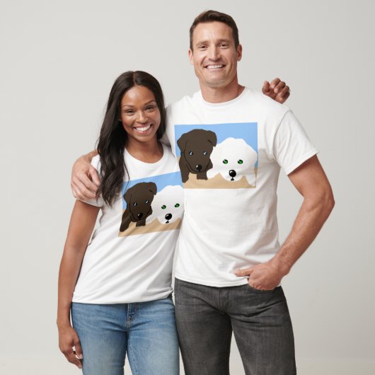 Niedliche Labrador Welpengeschenke T-Shirt (Unisex)