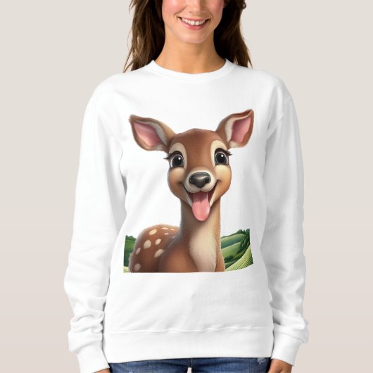 Niedliche Lächelei Sweatshirt (Vorderseite)