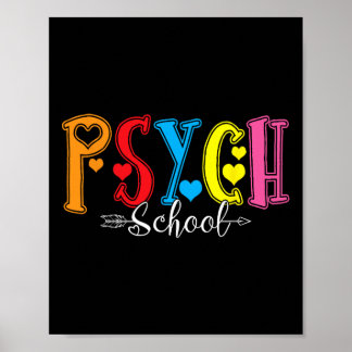 Niedliche Lächelmädchen 1. Klasse zurück zum Schul Poster