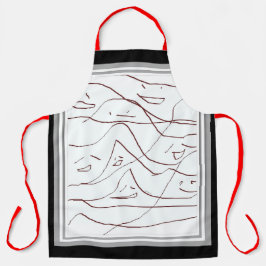 Niedliche Lächeln Schürze