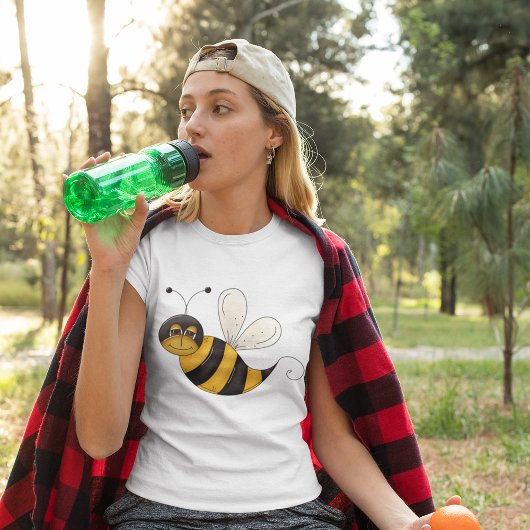 Niedliche lächelnde Biene T-Shirt