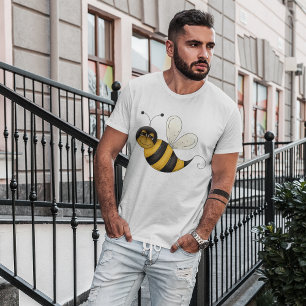 Niedliche lächelnde Biene T-Shirt