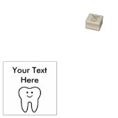 Niedliche Lächelnde Briefmarke aus Zahnkautschuk Gummistempel (Stempel)