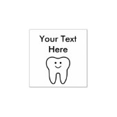 Niedliche Lächelnde Briefmarke aus Zahnkautschuk Gummistempel (Prägung)