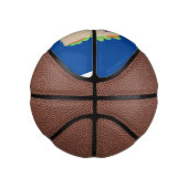 Niedliche Lächelnde Taco-Cartoon-Illustration Mini Basketball (Rechts)