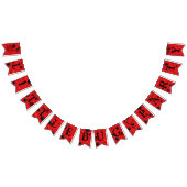 Niedliche Lady Bug-Birthday-Baby Shower-Theme Part Wimpelkette (Alle)