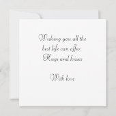 Niedliche Lady Bug Geburtstagskarte (Rückseite)