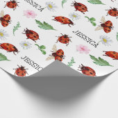 Niedliche Lady Bugs Geschenke Geschenkpapier (Ecke)