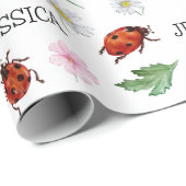 Niedliche Lady Bugs Geschenke Geschenkpapier (Rolleneckpunkt)