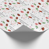 Niedliche Lady Bugs Geschenke Geschenkpapier (Ecke)
