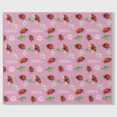 Niedliche Lady Bugs Geschenke Geschenkpapier (Flach)