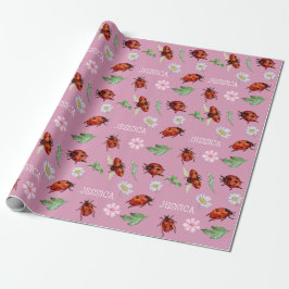 Niedliche Lady Bugs Geschenke Geschenkpapier
