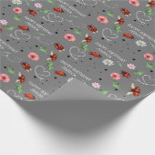 Niedliche Lady Bugs Geschenkpapier (Ecke)
