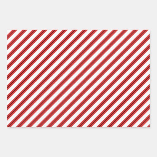 Niedliche Lady Bugs Polka Dots Streifen Geschenkpapier Set (Vorderseite 3)