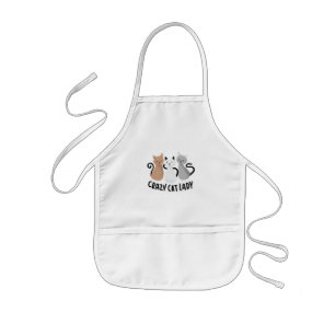 Niedliche Lady Cats Sprichwort Design Kinderschürze