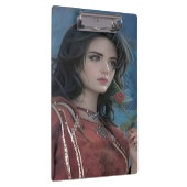 Niedliche Lady Clipboard Klemmbrett (Rechts)