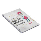 Niedliche Lady | Erstellen Sie Ihre eigenen | Pers Notizblock (Rechte Seite)