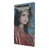 Niedliche Lady Mini-Zwischenablage Mini Klemmbrett (Gewinkelt2)