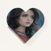 Niedliche Lady Spiry Notebook Notizblock (Vorderseite)