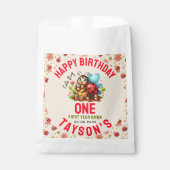 Niedliche Ladybug 1. Geburtstag | Bug Theme Party Geschenktütchen (Vorderseite)