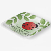 Niedliche Ladybug Baby Duschpapier Teller (Gewinkelt)