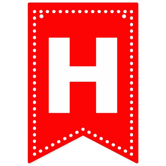 Niedliche Ladybug Birthday Bunting Flags/Banner Wimpelkette (Zweite Fahne)