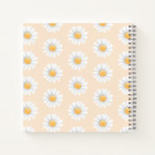 Niedliche Ladybug Blume Baby Showroom Gästebuch Notizblock (Rückseite)