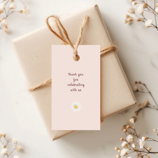 Niedliche Ladybug Blume Kinderdusche Geschenkanhänger