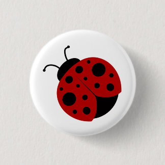 Niedliche Ladybug Button