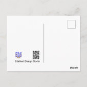 Niedliche Ladybug Cust. Text-HELLO-Postkarte Postkarte (Rückseite)