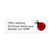 Niedliche Ladybug für Mädchen - Custom Rücksendead (Vorne)