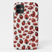 Niedliche Ladybug Hearts Lovebug Handgezeichnete I Case-Mate iPhone Hülle (Rückseite)