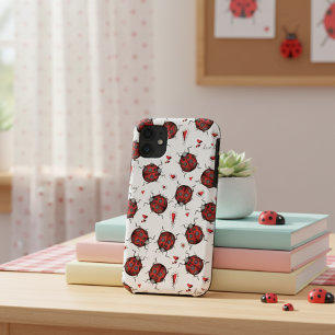 Niedliche Ladybug Hearts Lovebug Handgezeichnete I Case-Mate iPhone Hülle