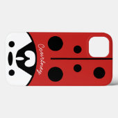 Niedliche Ladybug individuell anpassbar Case-Mate iPhone Hülle (Rückseite (Horizontal))