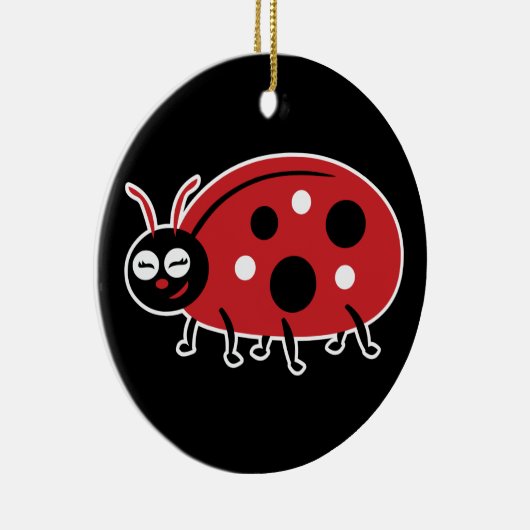 Niedliche Ladybug Keramik Ornament (Rechts)