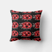 Niedliche Ladybug Kissen (Rückseite)