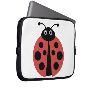 Niedliche Ladybug Laptopschutzhülle