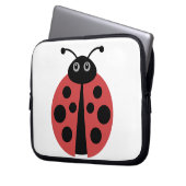 Niedliche Ladybug Laptopschutzhülle (Vorderseite Links)