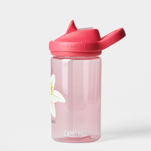 Niedliche Ladybug Lilie Blume Schüler Mädchen Trinkflasche (Links)