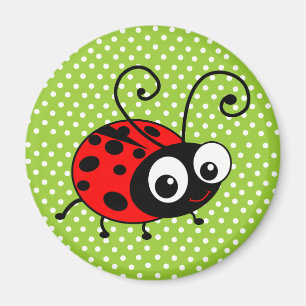 Niedliche Ladybug Magnet