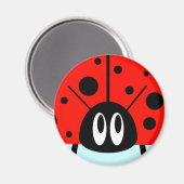 Niedliche Ladybug Magnet (Vorderseite/Rückseite)