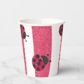 Niedliche Ladybug Paper Cups Pappbecher (Links)