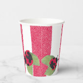 Niedliche Ladybug Paper Cups Pappbecher (Rechts)