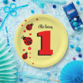 Niedliche Ladybug Pappteller (Party)