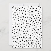 Niedliche Ladybug Party Geburtstagseinladung Einladung (Rückseite)