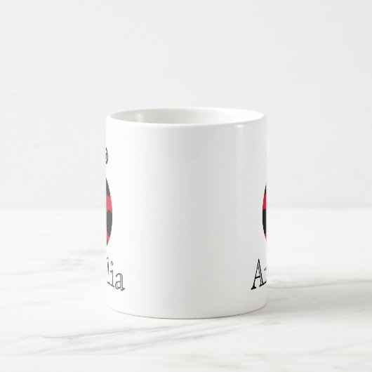 Niedliche Ladybug Personalisiert Kaffeetasse (Mittel)