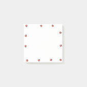 Niedliche Ladybug Post-it Klebezettel (Vorderseite)